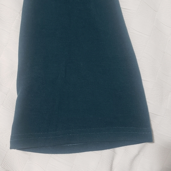 Suzanne Betro Weeken Bohemia Women's Teal Lace Trim Top Bell Sleeve Small - Picture 8 of 9